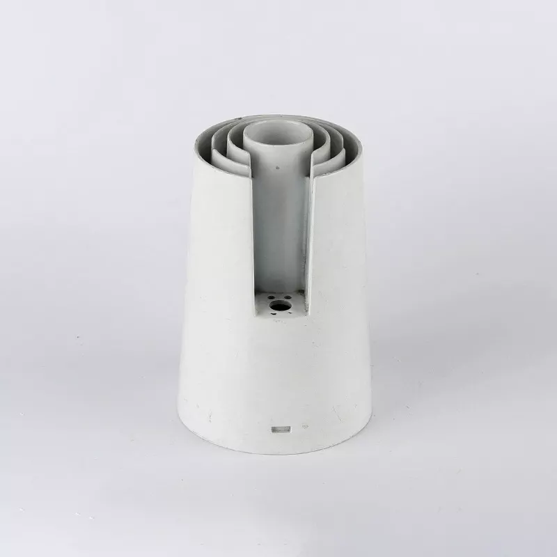 Cone White Painted Aluminum Alloy Sand Casting Electronic Housing34