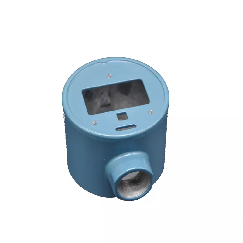 Custom Machining High Pressure Casting Blue Anode Oxidation Junction Box Custom Machining High Pressure Casting Blue Anode Oxidation Junction Box2