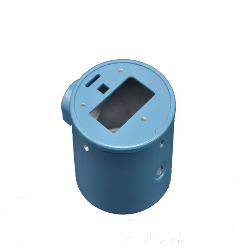 Custom Machining High Pressure Casting Blue Anode Oxidation Junction Box3